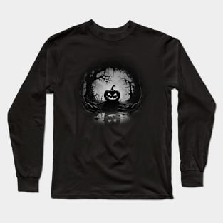 epic pumpkin demon Long Sleeve T-Shirt